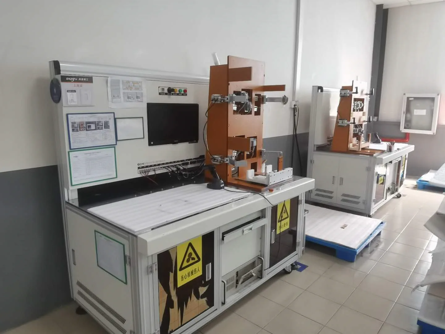 Assembly and test equipment from the supplied strategic manufacturing-base photo archive