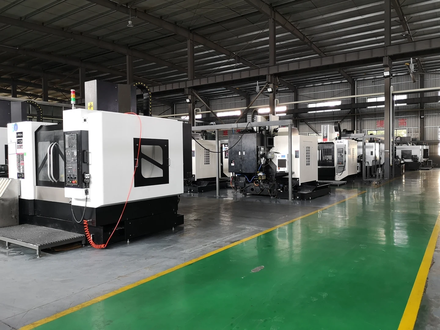 Strategic manufacturing base: CNC machining line