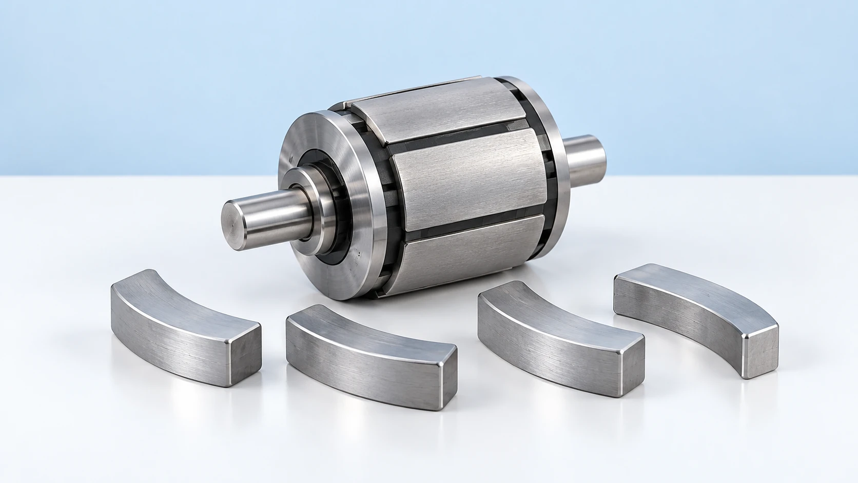 Magnetic production material and component forms