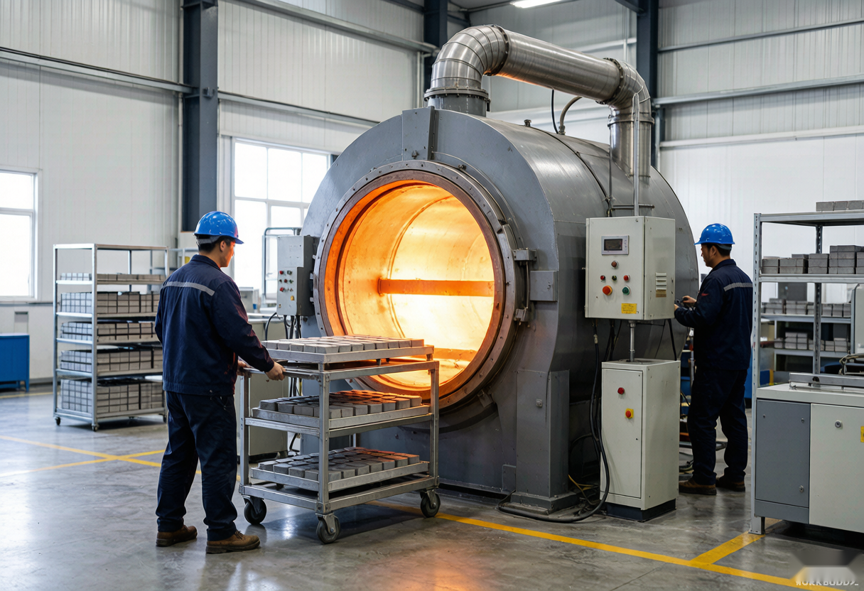 Vacuum sintering furnaces for NdFeB and SmCo magnets